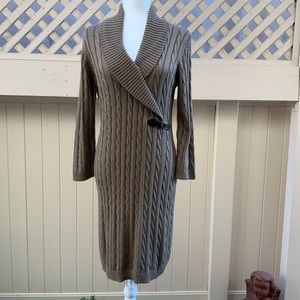 Sophisticated Cable Knit, Calvin Klein Dress Sz. L